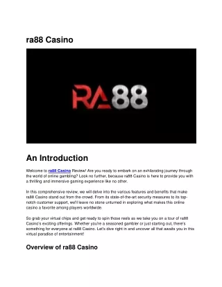 ra88 casino