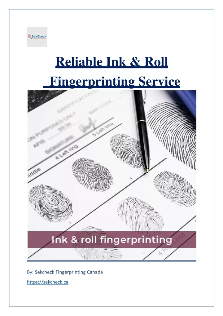 reliable ink r oll