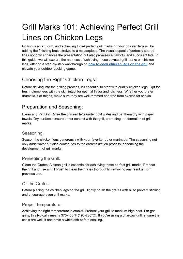 grill marks 101 achieving perfect grill lines