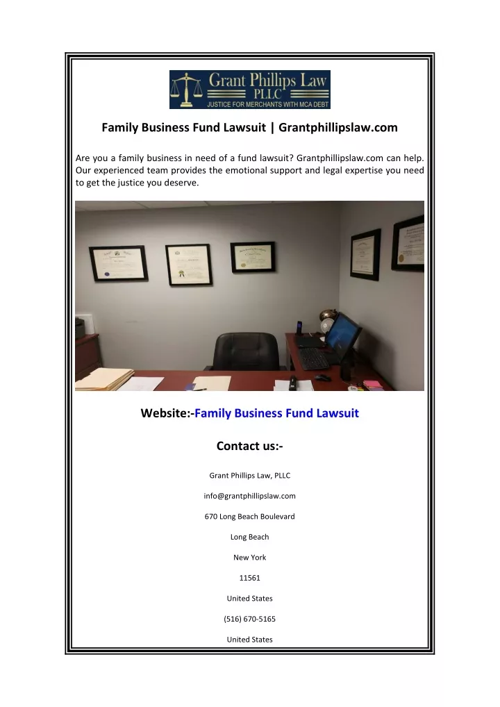 family business fund lawsuit grantphillipslaw com