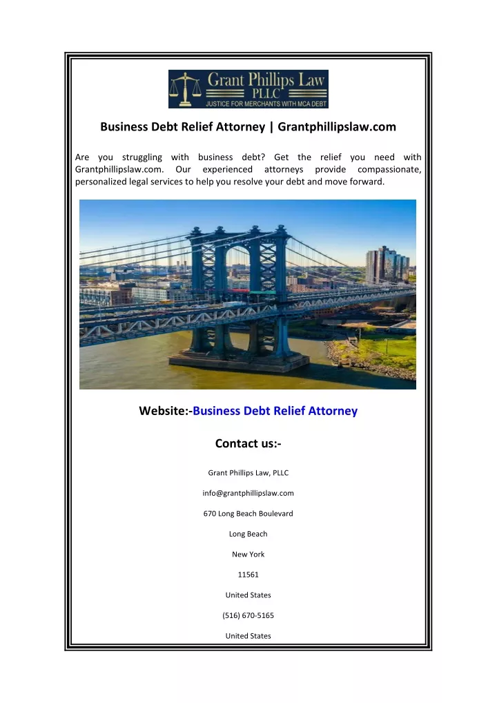 business debt relief attorney grantphillipslaw com
