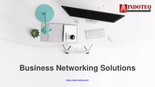 Business Networking Solutions - www.indoteq.net