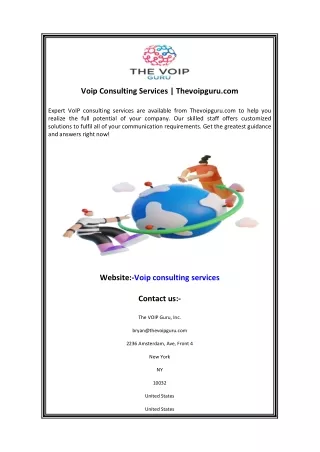 voip consulting services thevoipguru com