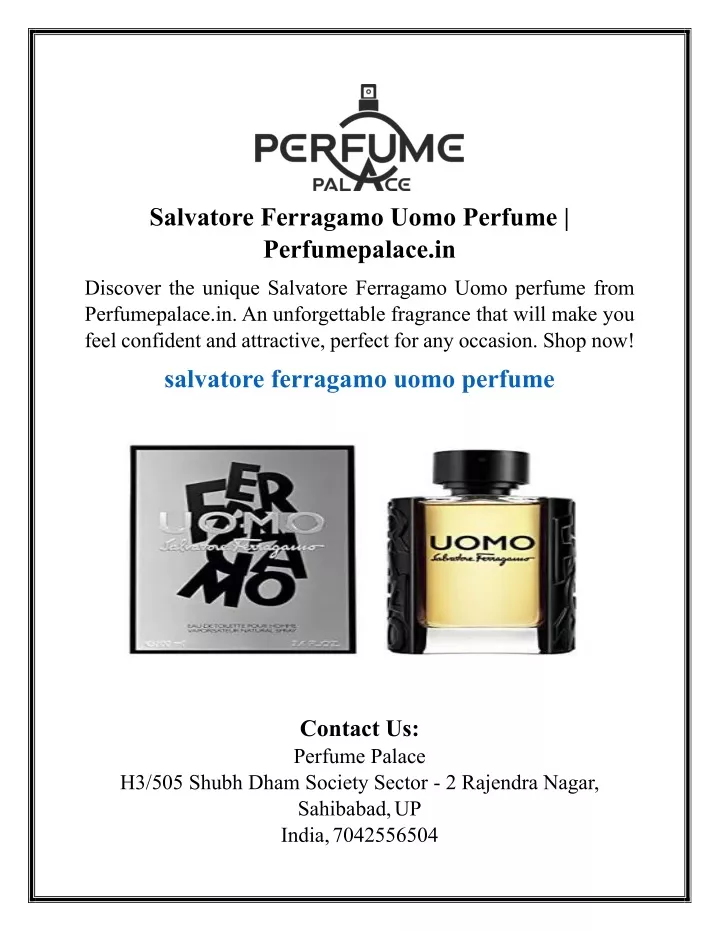 salvatore ferragamo uomo perfume perfumepalace in