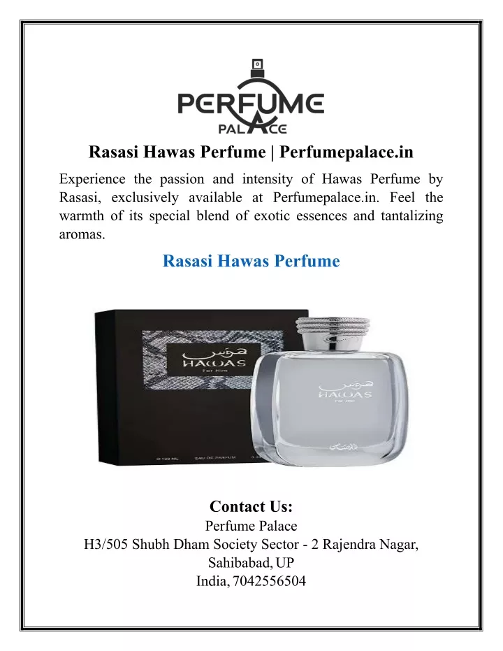 rasasi hawas perfume perfumepalace in