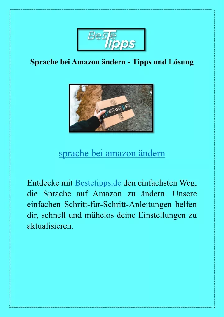 sprache bei amazon ndern tipps und l sung