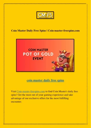 Coin Master Daily Free Spins | Coin-master-freespins.com