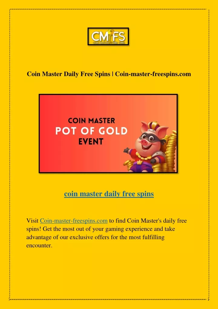 coin master daily free spins coin master
