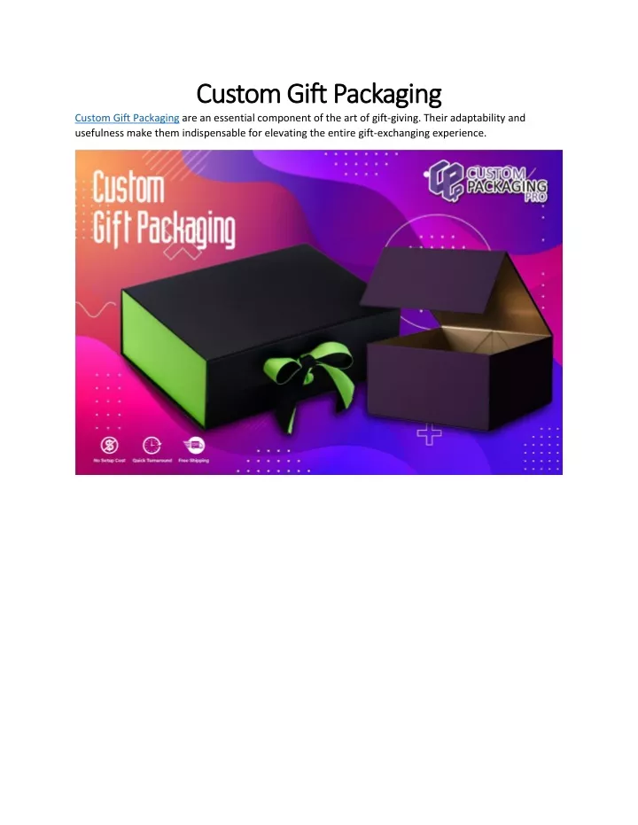 custom gift packaging custom gift packaging