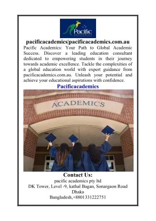 pacificacademics pacificacademics.com.au