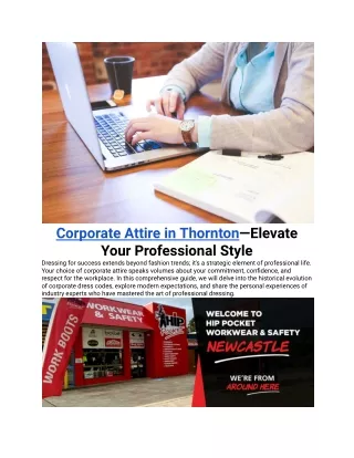 Jan. 08, 2023 - Corporate Attire in Thornton_ Elevate Your Professional Style