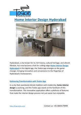 PPT - Hyderabad Homes Exploring 3 BHK Interior Design Cost and Trend in ...