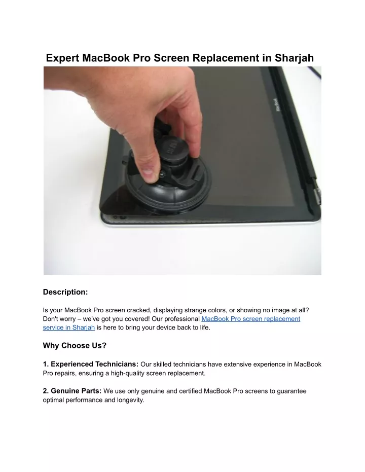 expert macbook pro screen replacement in sharjah