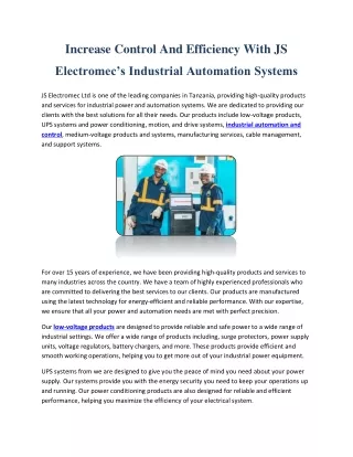 JS Electromec ltd (3 jan 2024)