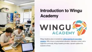Enhance Secondary Education with Wingu Academy's Online Learning