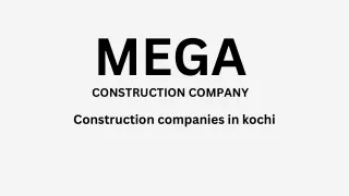 Construction companies in kochi