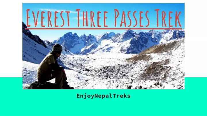 everest three passes trek