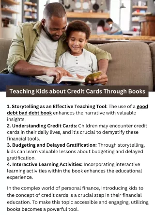 Teaching Kids about Credit Cards Through Books