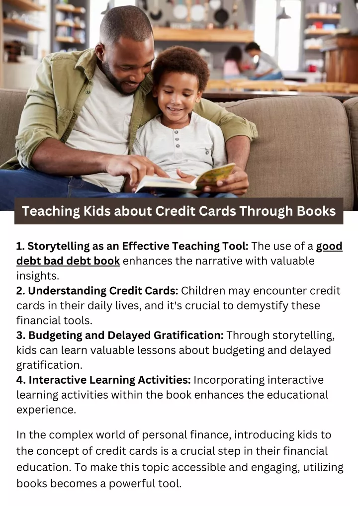 teaching kids about credit cards through books