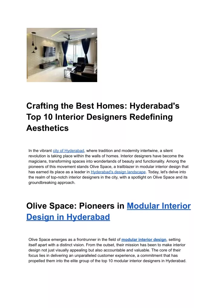 crafting the best homes hyderabad