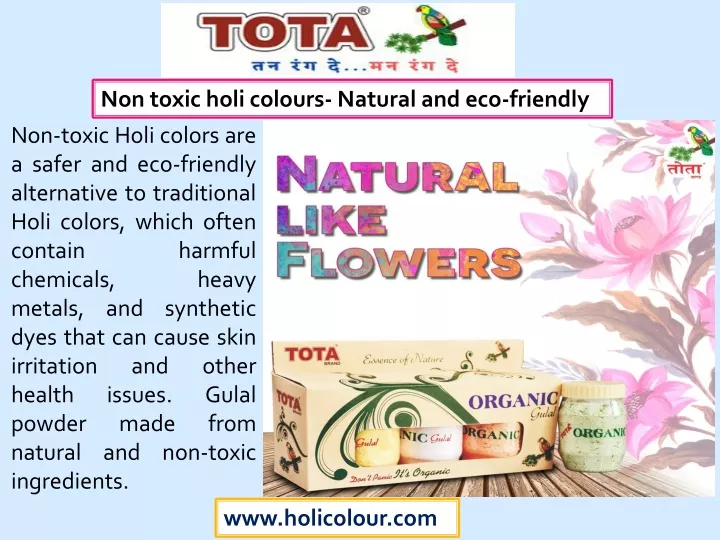 non toxic holi colours natural and eco friendly