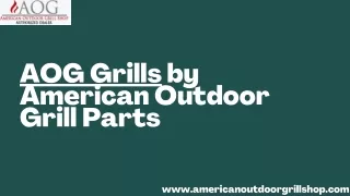 AOG Grills by American Outdoor Grill Parts