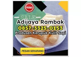 OBRAL! WA 0857-3325-0153 Pusat Jual Kerupuk Kulit Sapi Mentah kirim ke Samarinda Solok