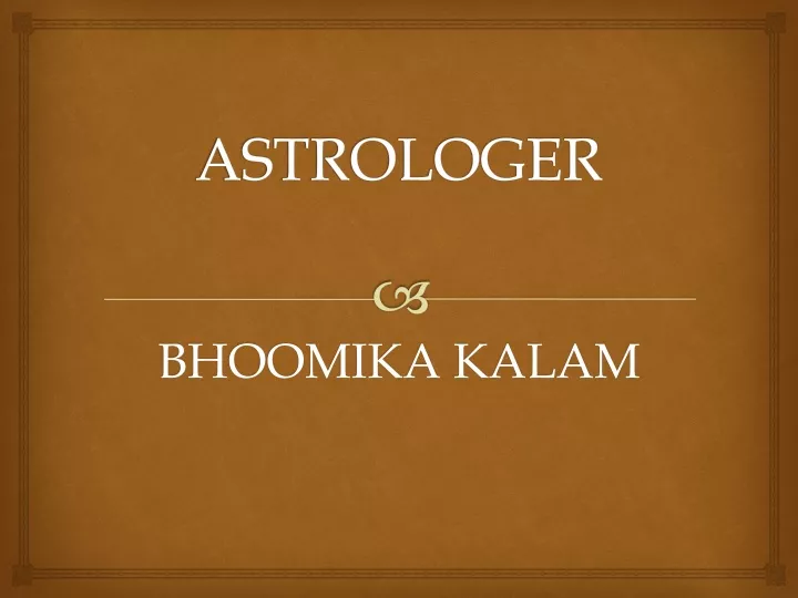 astrologer