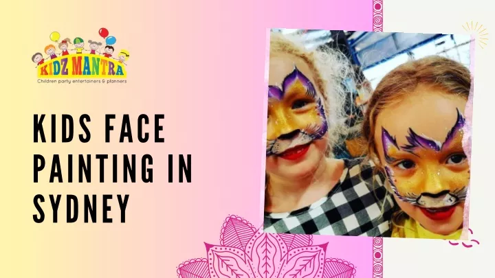 kids face painting in sydney