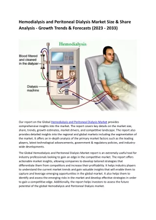 PPT - Hemodialysis and Peritoneal Dialysis Market PowerPoint ...