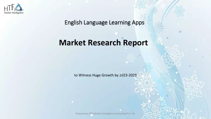 english language learning apps market research report