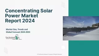 concentrating solar power market report 2024