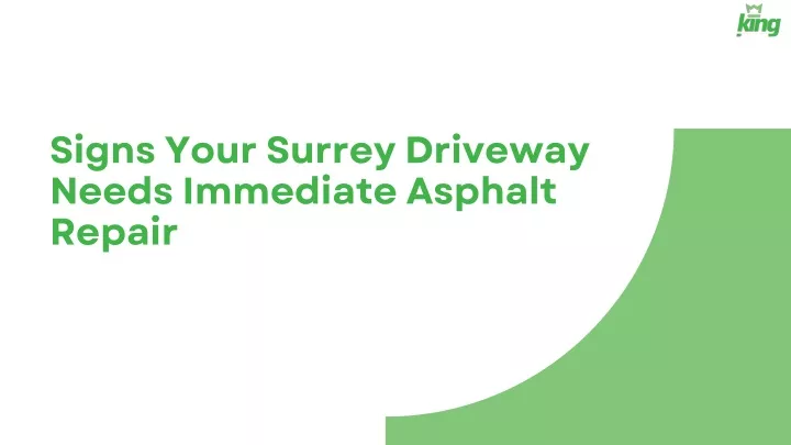 signs your surrey driveway needs immediate