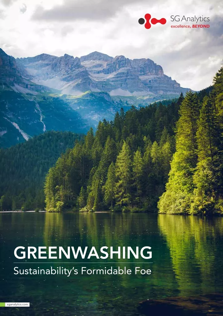 greenwashing sustainability s formidable foe