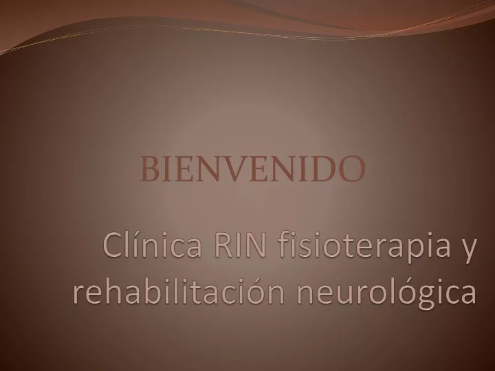 cl nica rin fisioterapia y rehabilitaci n neurol gica