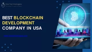 Best Blockchain Development Company in USA