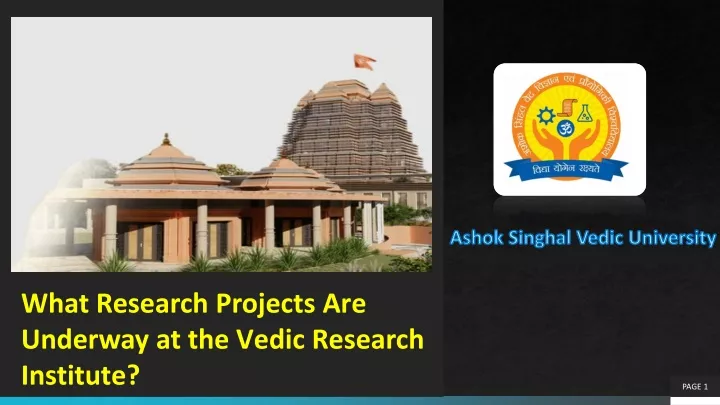 ashok singhal vedic university