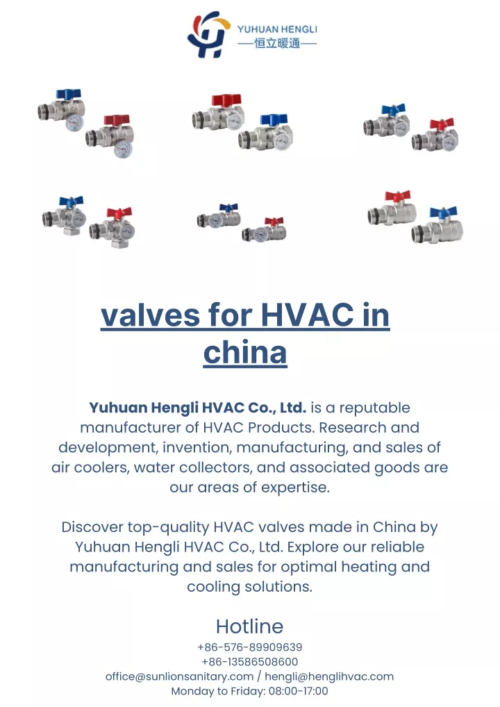 valves for hvac in china