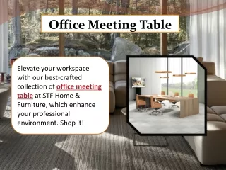 Office Meeting Table