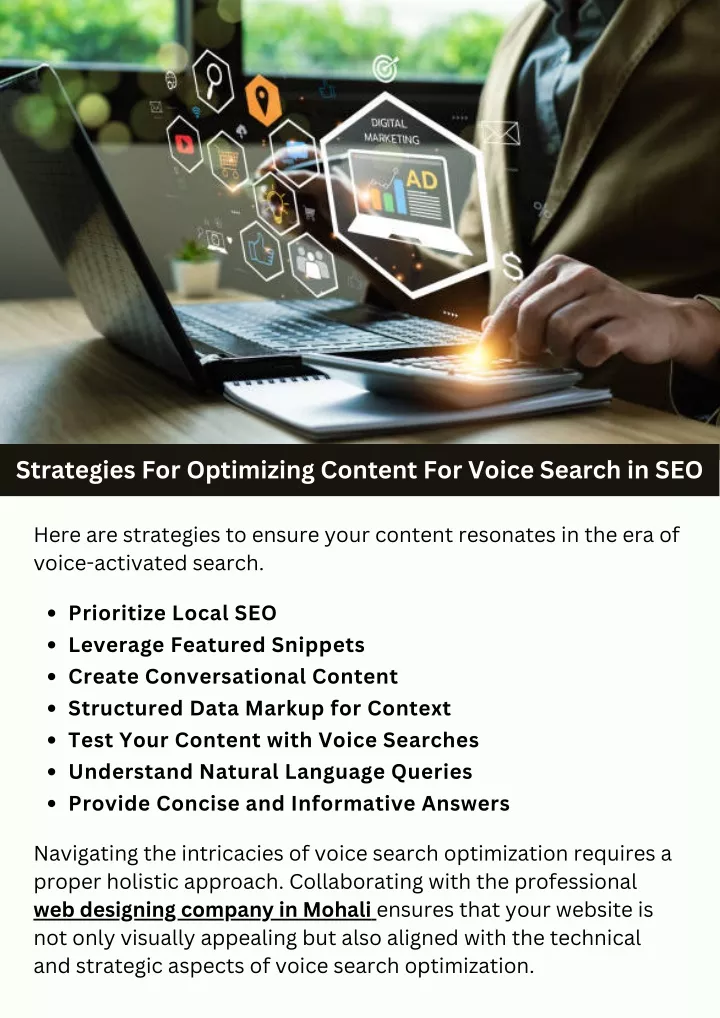 strategies for optimizing content for voice
