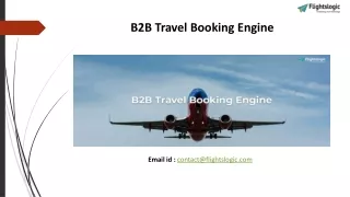b2b travel booking engine