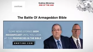 The Battle Of Armageddon Bible