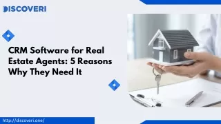 CRM Software for Real Estate Agents 5 Reasons Why They Need It