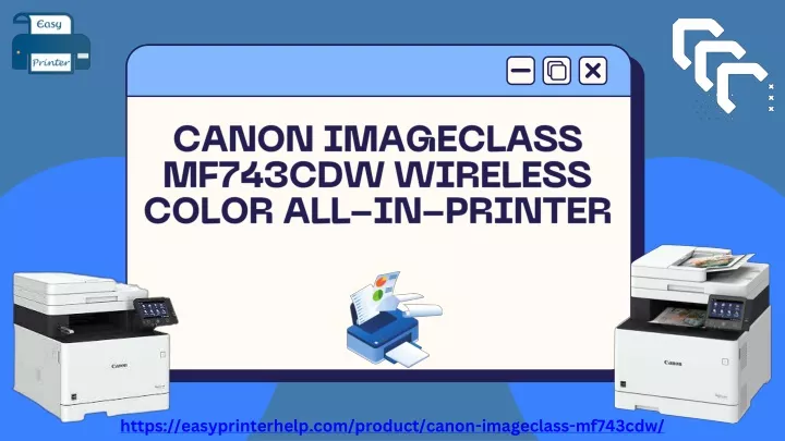 canon imageclass mf743cdw wireless color