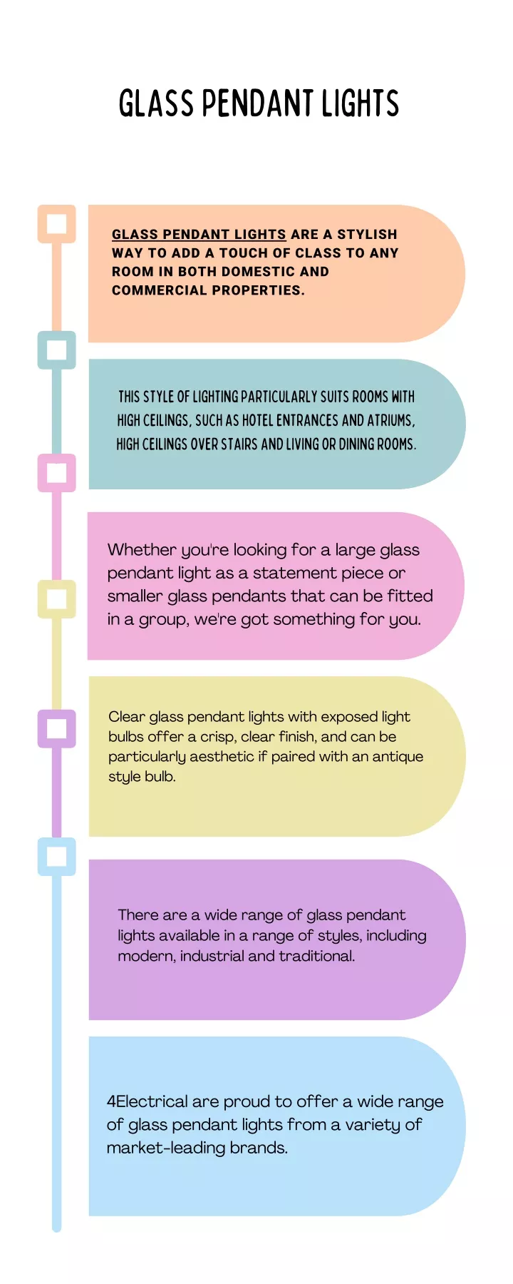 glass pendant lights