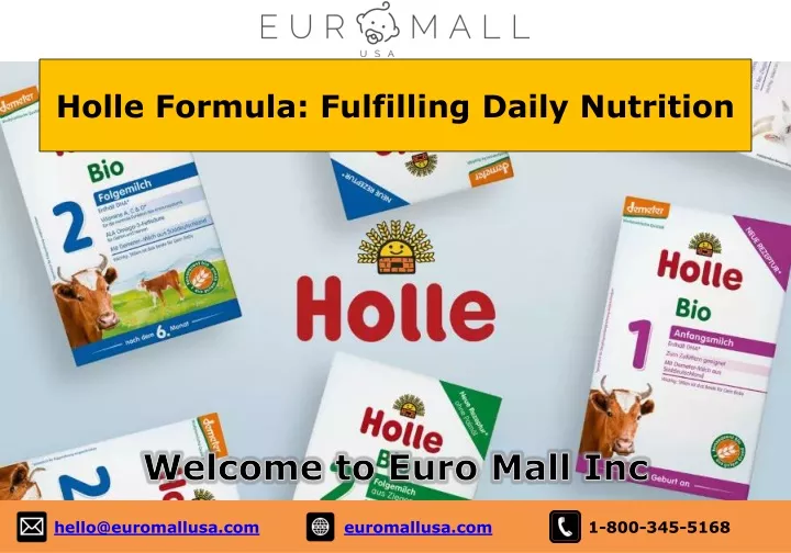 holle formula fulfilling daily nutrition