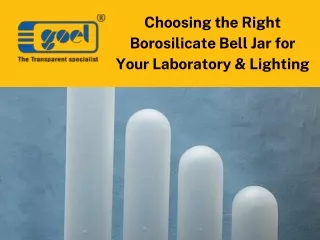 Choosing the Right Borosilicate Bell Jar for Your Laboratory & Lighting