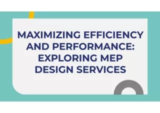 MEP design service