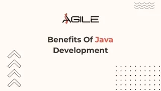Benefits of Java Development