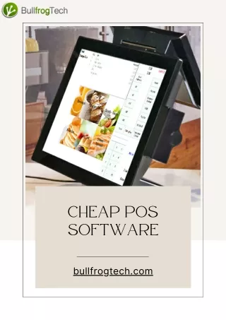 cheap pos software